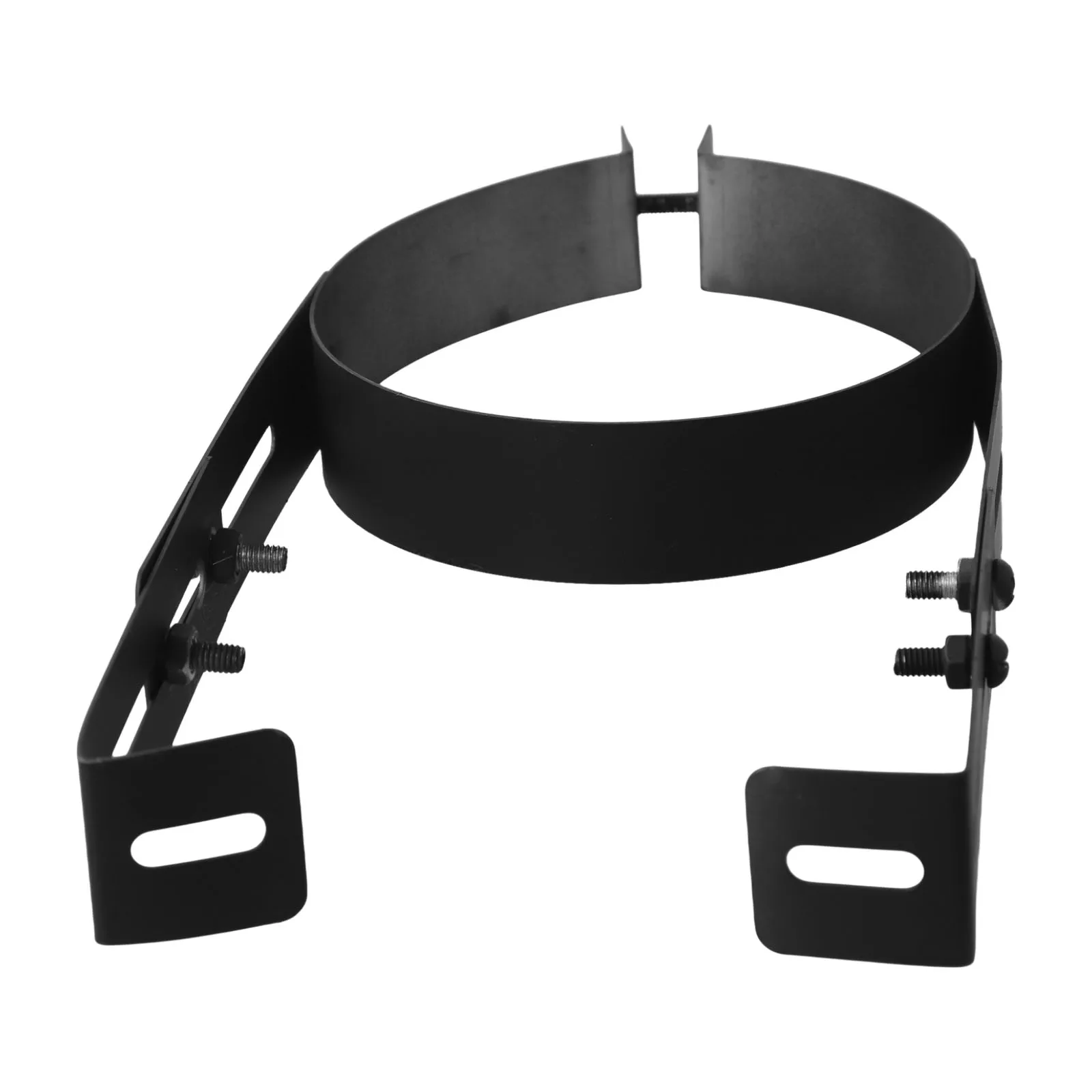 Adjustable Stainless Steel Chimney Pipe Holder With 150mm Diameter Wall Mount Bracket For Stove Flue Support