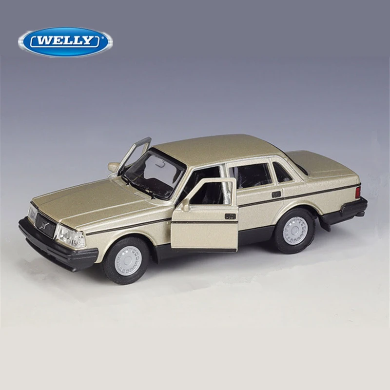 WELLY 1:36 VOLVO 240 GL Alloy Car Model Diecasts Metal Toy Classic Vehicles Car Model High Simulation Collection Childrens Gifts