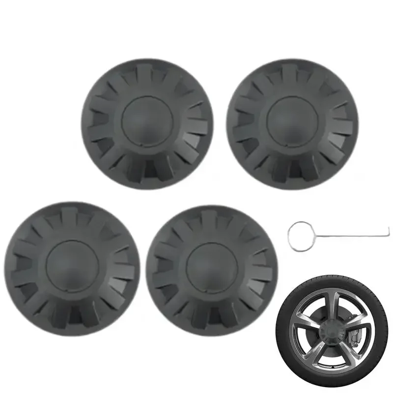 For Model 3 2023 Car Center Hub Caps 18-Inch Screw Caps for Tesla for Model 3 2023 Tire Hub Protective Cover Accessories