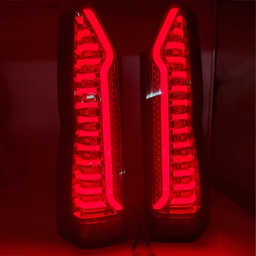 LED Tail Light Assembly For Toyota Hiace 2019 2020 2021 2022 2023 2024 Tail Brake Light Signal Lamps Reverse Rear Fog lamp