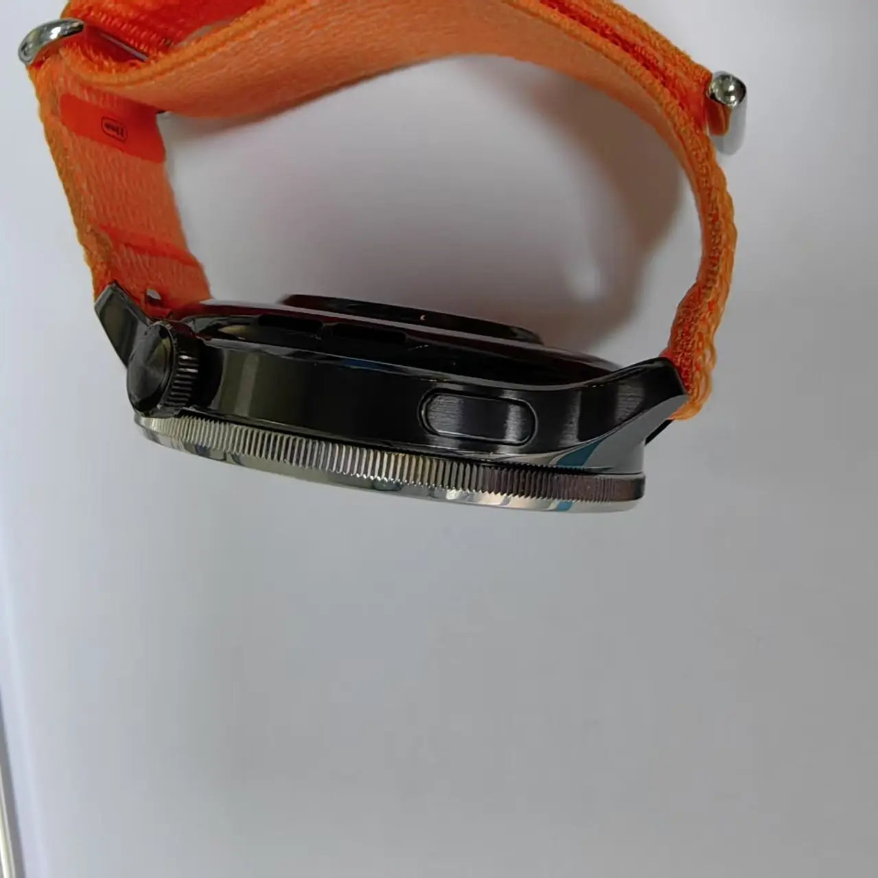 قرص تفعيل تلقائي جديد إطار معدني أزرق رمادي مزدوج لمنطقة زمنية لساعات Xiaomi s4 s3 (غير أصلية) غير متضمنة