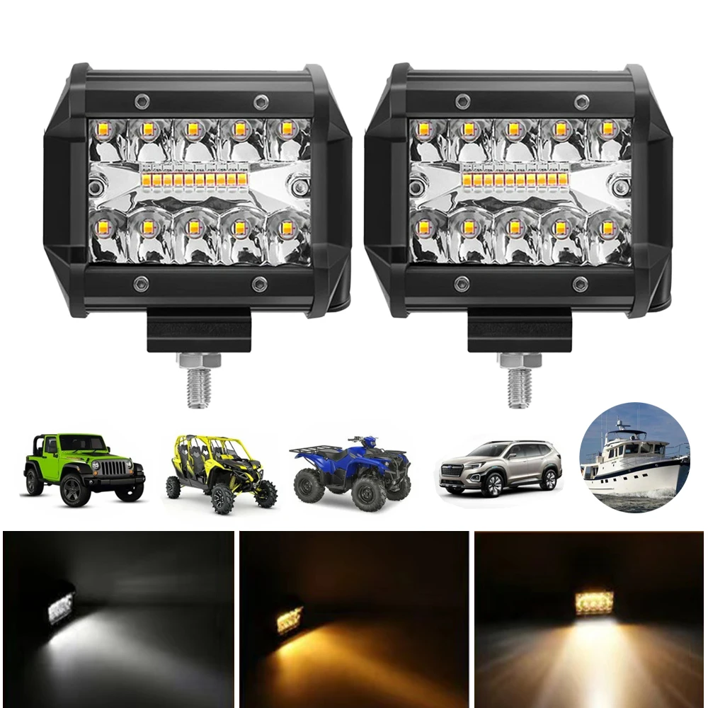 

LED Panel LED Bar 4 Inch LED Light LED Work Light Combo Beam for Car Tractor Boat OffRoad 4x4 Truck SUV ATV