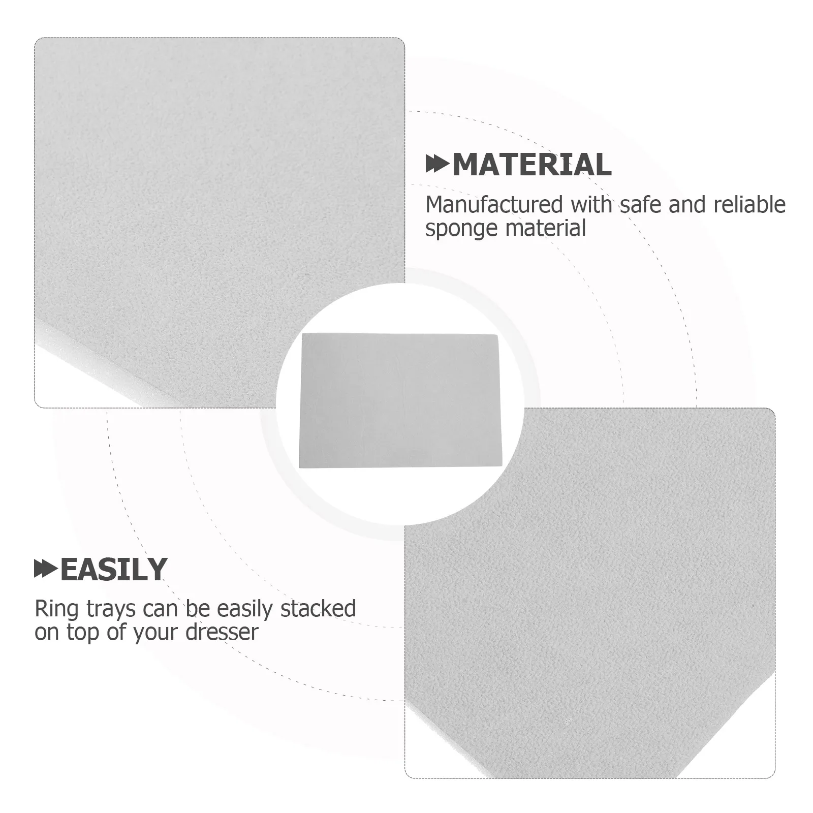 

120 Black Pads Jewelry Storage Display Ear Studs Jewelry Insert Sponge Foams Pad Accessories Organizer Foam Insert Sponge