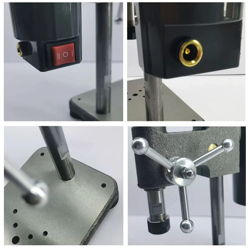 สว่านแท่นตั้งโต๊ะขนาดเล็ก JT0 สำหรับงาน DIY ซ่อมโทรศัพท์มือถือ นาฬิกา เครื่องเจาะขนาดเล็กสำหรับใช้ในบ้าน เครื่องมือเจาะ 24V