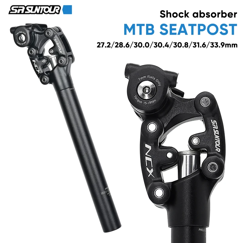 

SR Suntour NCX Seatpost Suspension Mtb Dropper Seat Post Shock Absorber Seatpost for Bicycle 350MM Seat Tube 27 2 MTB Bike Parts