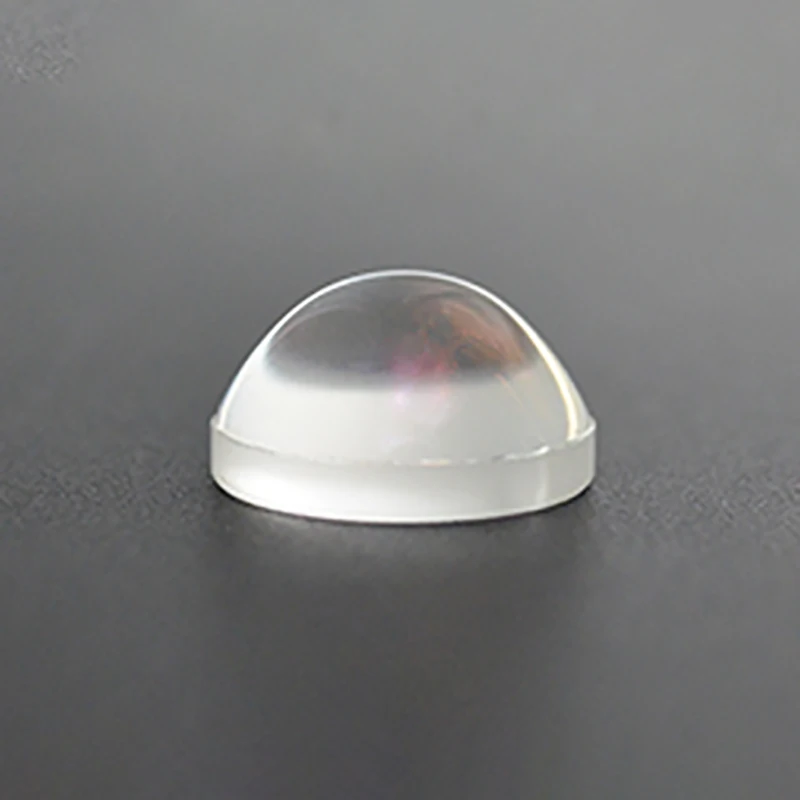Diâmetro 10 mm Distância Focal 7.9 mm Altura Lente Convexa de Vidro Óptico Menisco Hemisférico Led Lente Côncava-convexa 15 mm