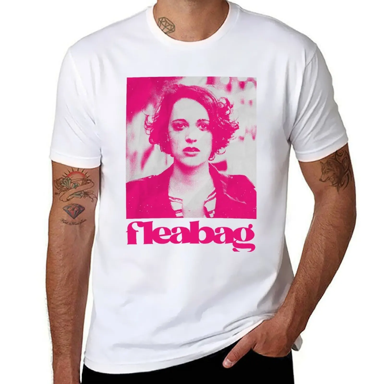 

fleabag by phoebe waller bridge T-Shirt t shirts with prints t shirts for man cotton funny T-Shirt