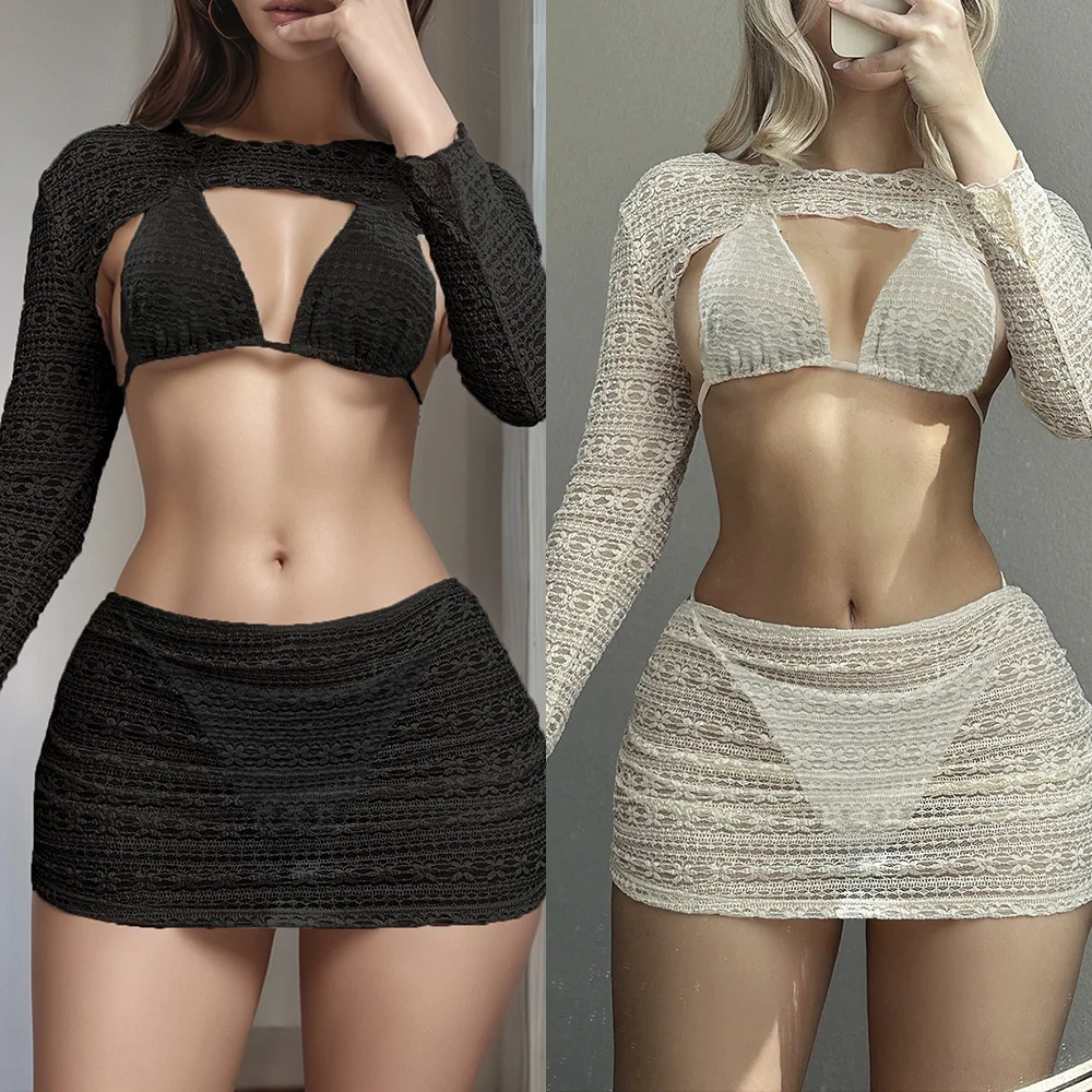 

Bikini Sexy Spice Girls Swimsuit Blouse Four-piece Bikini Suit Swimsuit Women 2025 New