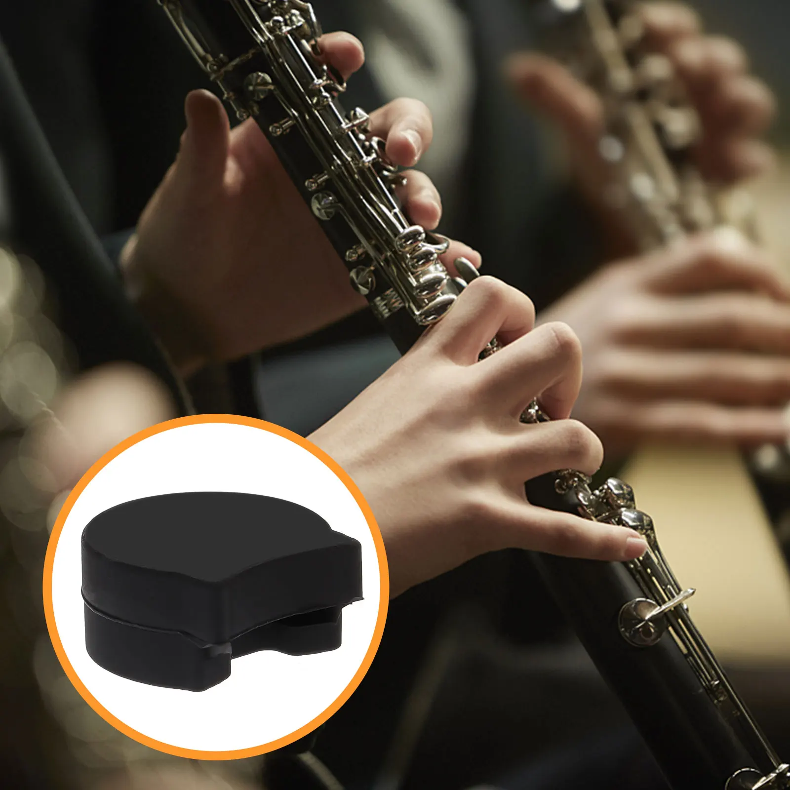 

5 Pcs Clarinet Thumb Support Rest Protector Enhancement Cushion Rubber Replacement