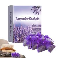 10pcs Lavender Sachets Bags Natural Dried Lavender Sachets Moth-proof For Drawers And Closets Strong Smell Fresh Scents for Home