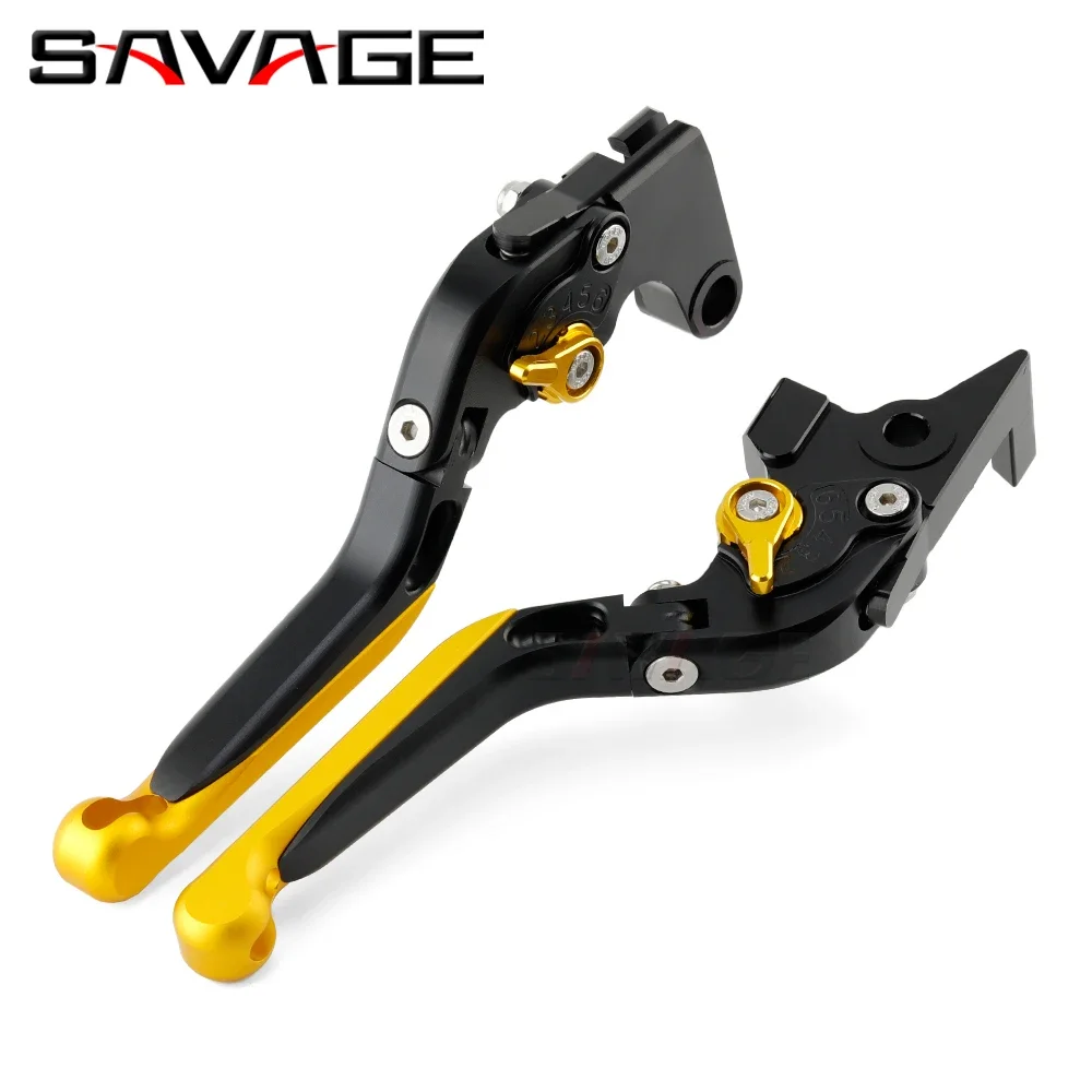 Moto dobrável extensíveis alavancas de freio & embreagem para yamaha yzf r1 r6 fzs 1000 fazer produtos ajustáveis acessórios da motocicleta