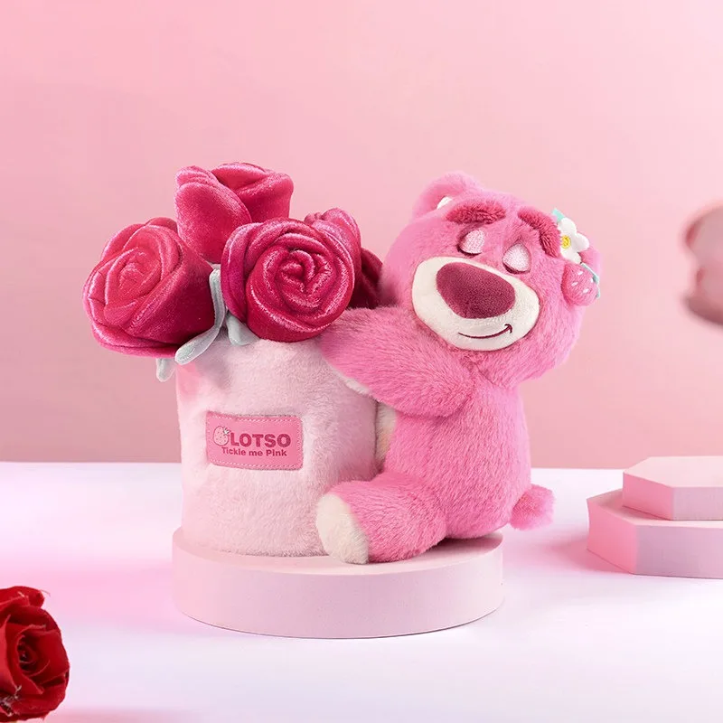 

Disney Strawberry Bear Bouquet Doll for Birthday and Valentine's Day Gift for Boyfriend or Girlfriend