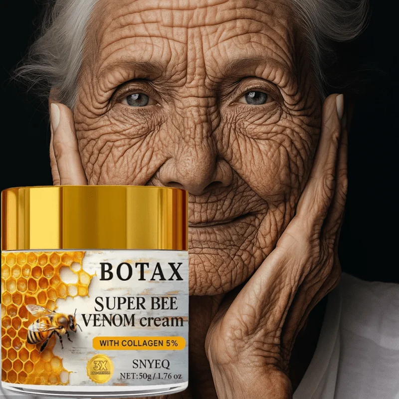 

Крем Super Bee Venom BOTAX содержит коллагеновый увлажняет кожу, чтобы увеличить морщины меньше уведомлений. Глубоко увлажняющий эффект.