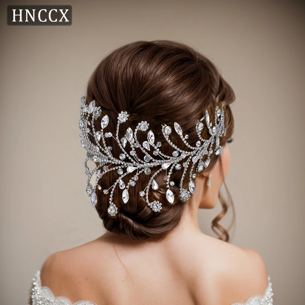 

Bridal Rhinestone Hairband Handmade Woman Wedding Hair Accessories Fashion Bridesmaid Hairpiece Sparkling Jewelry Headband CP250