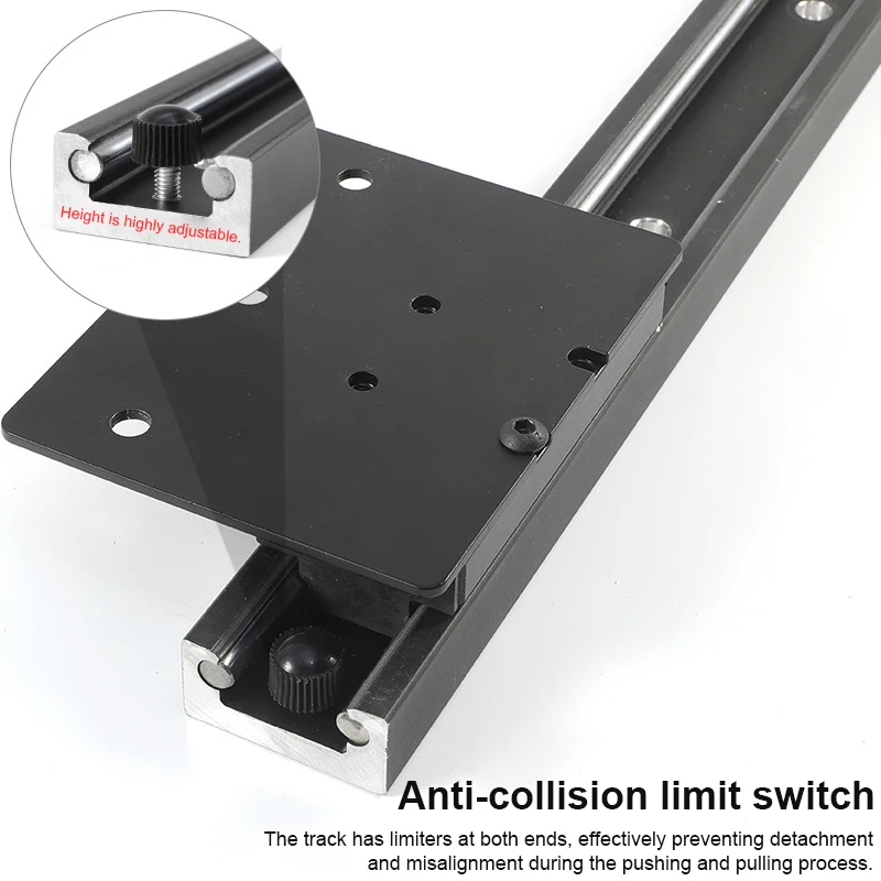Aluminum Horizontal Heavy Duty Full Extension Channel Ball Bearing Drawer Cabinet Side Hidden Wardrobe Slide Rail Profile