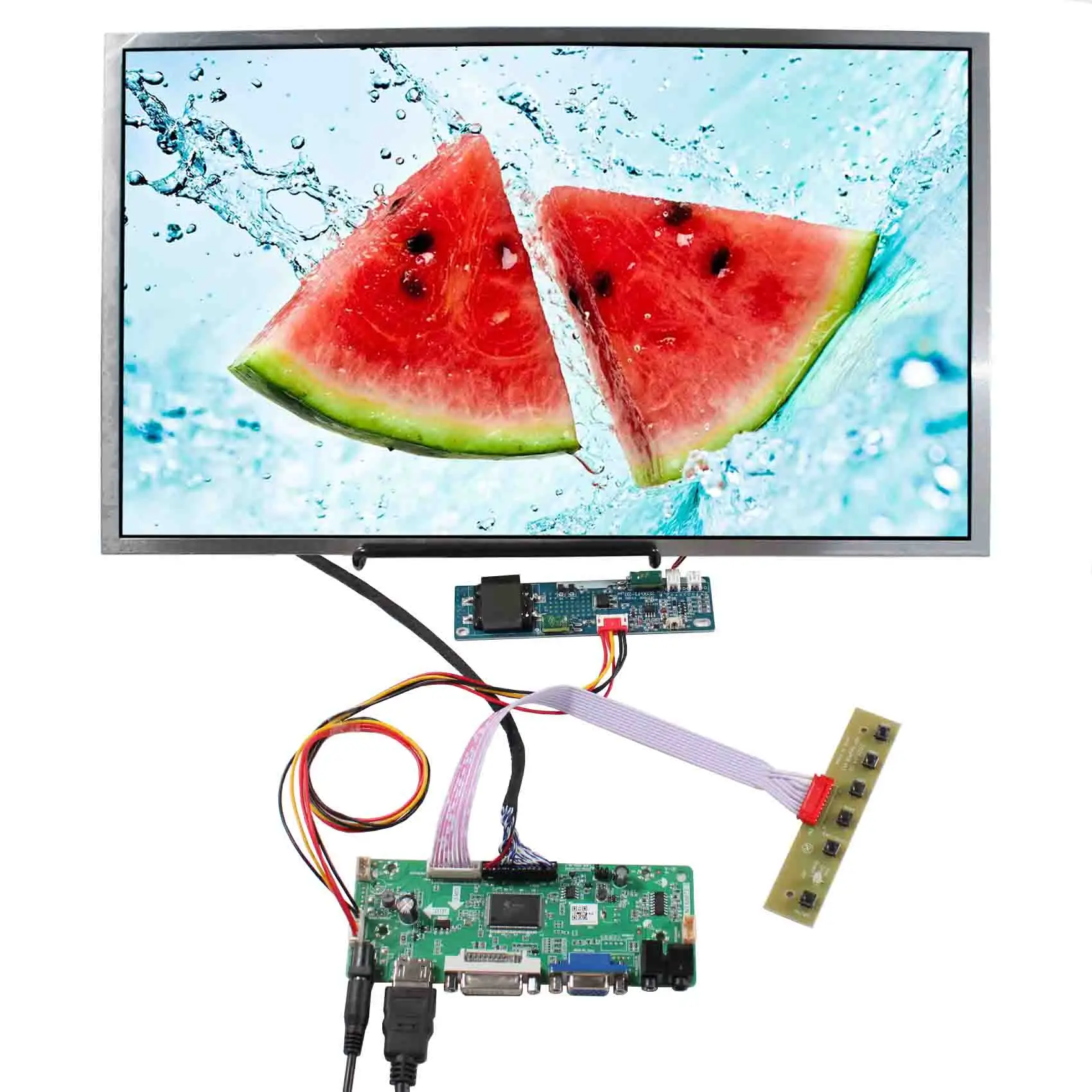2026 New In stockNew 1000Nit Ips Lcd Display Screen Advertising Player 1920X1080 17.3Inch Outdoor Advertising Lcd Display 17.3