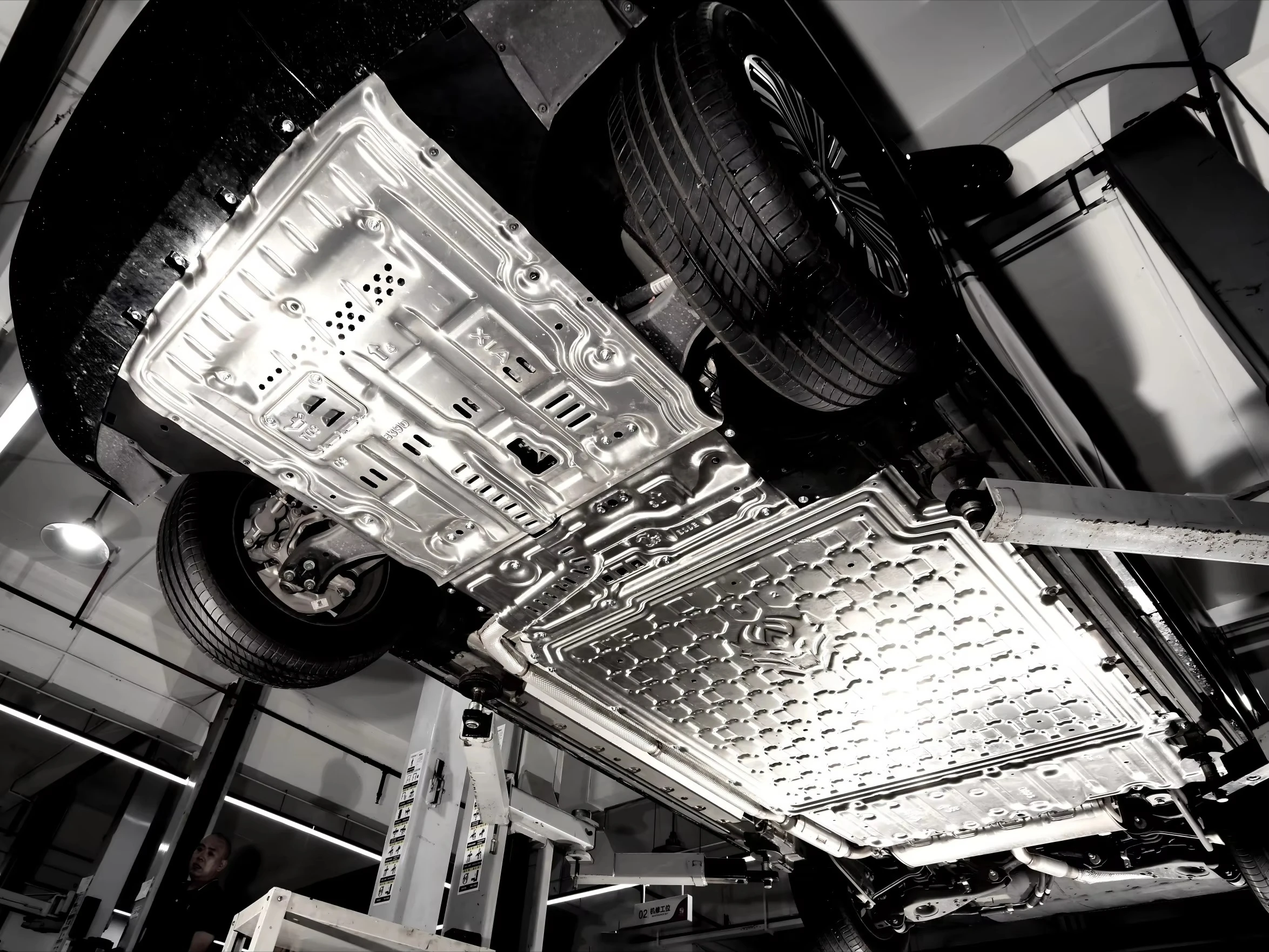 BYD XIA TANG YUAN SONG QIN HAN Plus 차량용 하부 배터리 보호 엔진 커버 스키드 플레이트 액세서리 부품 차체