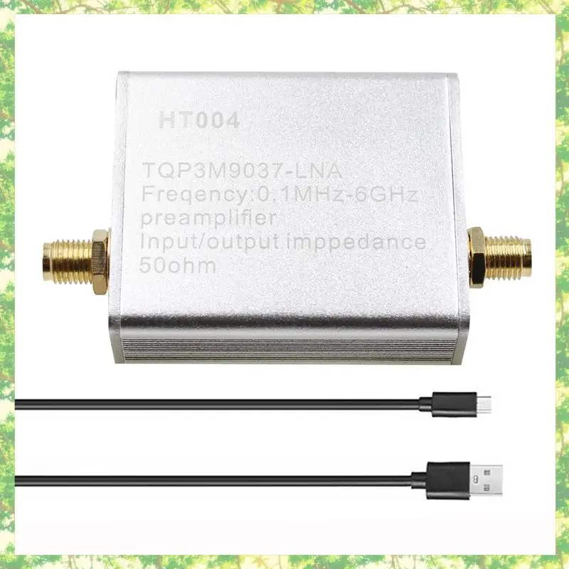 Amplificador de bajo ruido de banda completa Smart-100K-6Ghz, preamplificador de alta ganancia de 20Db, módulo LNA para Radio SDR definida por software y RF