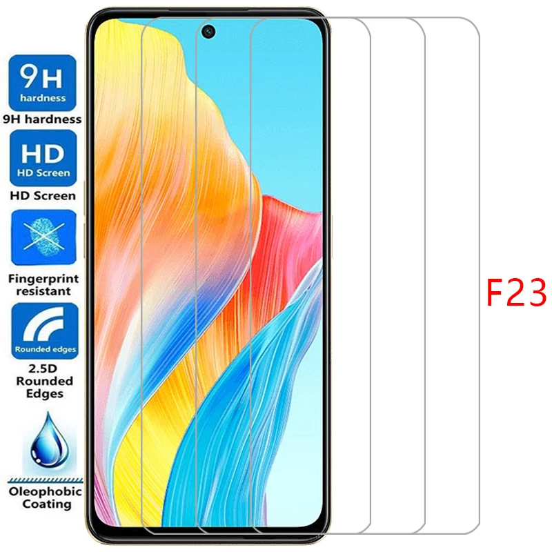 tempered glass for oppo f23 5g phone case on oppof23 f 23 23f f23case back cover 360 coque opo opp oppa appo opof23 oppf23 f235g