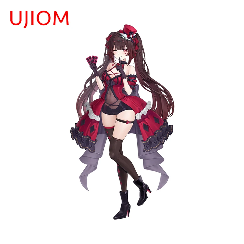 UJIOM 13 سنتيمتر X 9.4 سنتيمتر هونكاي ستار السكك الحديدية البريق أنيمي فتاة جميلة ملصقات جدار شخصية ديكور المنزل ملصق مائي غرفة الأطفال الجداريات