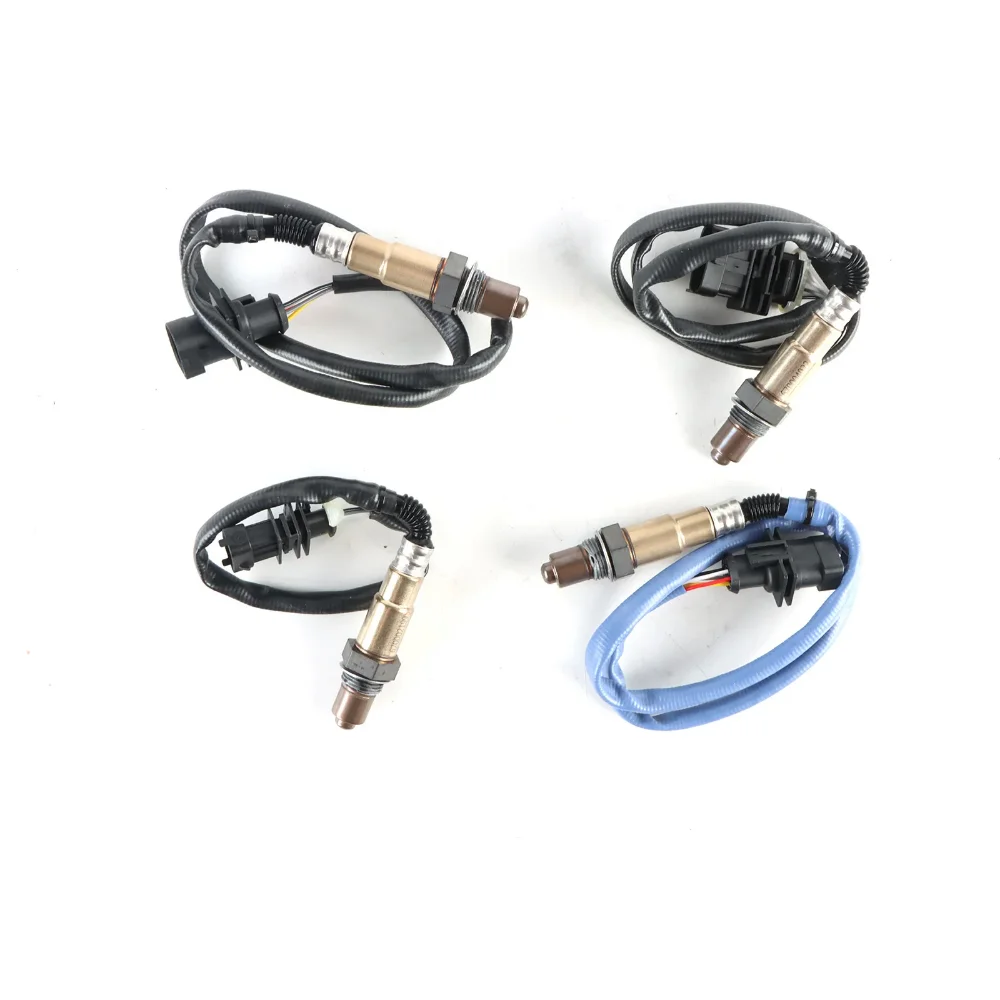 4Pcs Oxygen O2 Sensor 670004022+670002199+670009076+670009075 For Maserati Ghibli 14-20 Levante 17-20 3.0L Turbo Quattroporte