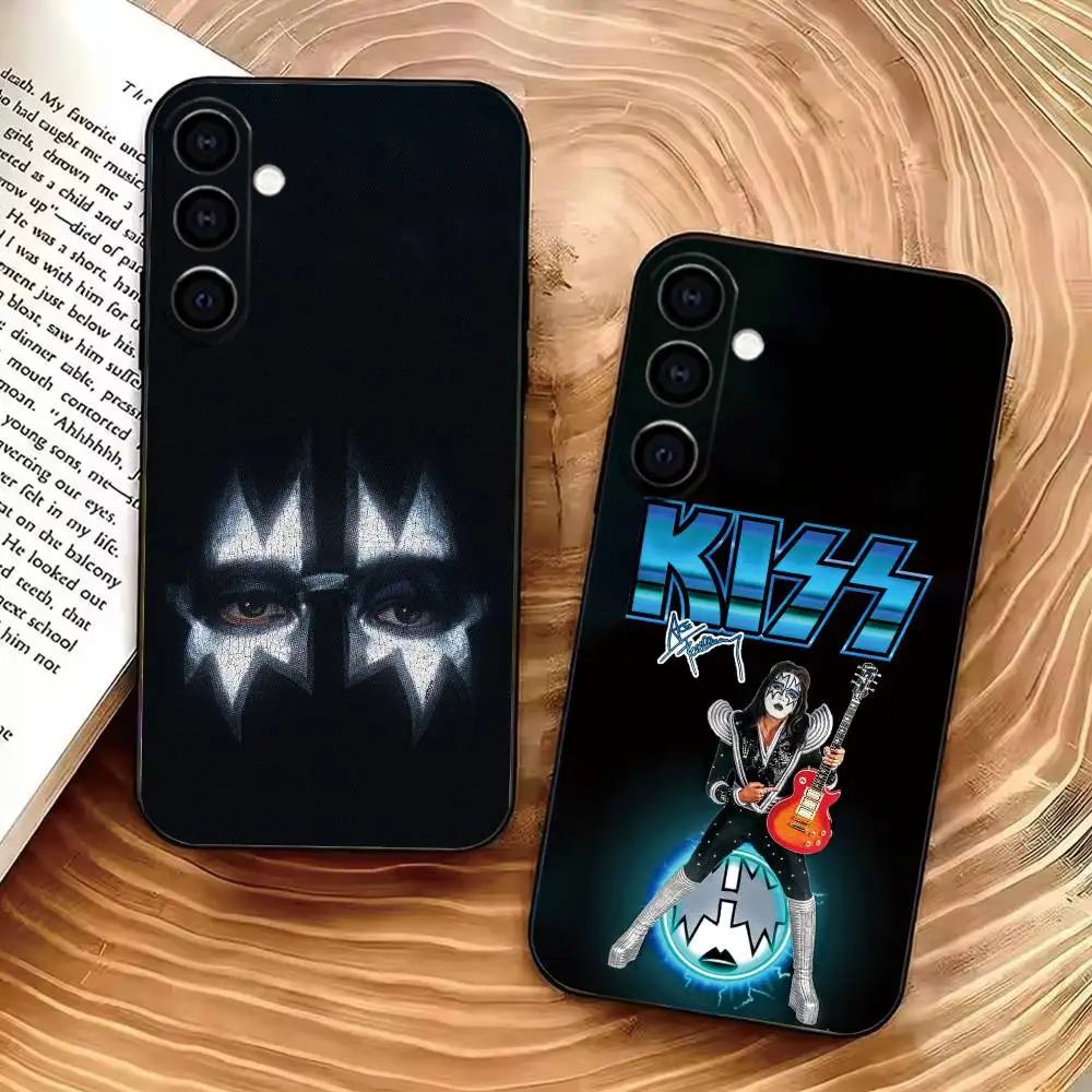 Singe Ace Frehley Phone Case Black Silicone Soft For Samsung Galaxy A73,A72,A71,A70,A53,A52,A51