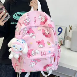 Cartoon Anime Schattig Mijn Melodie Gedrukt Student Waterdichte Enkele Rugzak Mode Veelzijdige Schooltas Voor Vrouwen