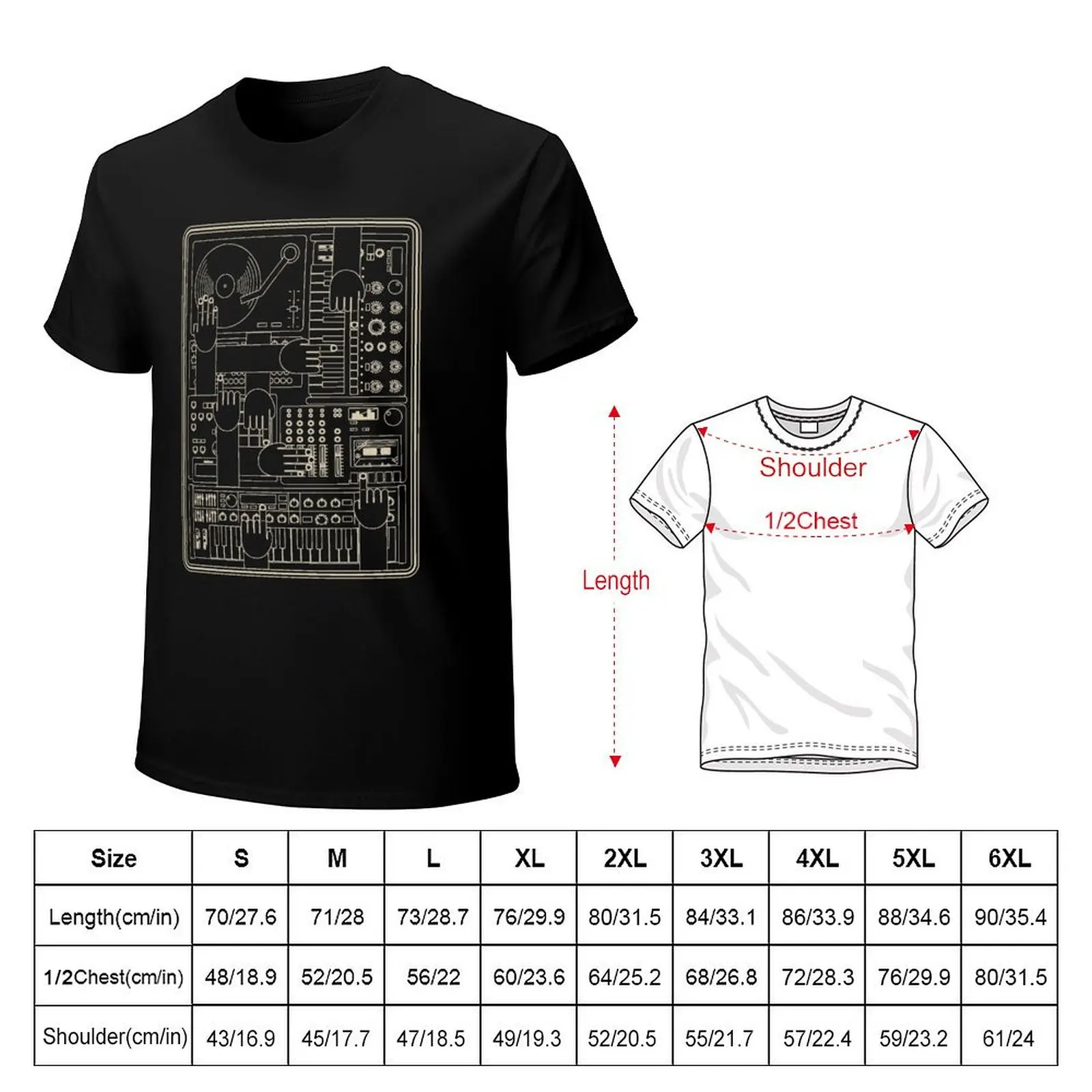 Music producer Beatmaker Electronic Musician T-Shirt vintage anime shirt customs t shirt men