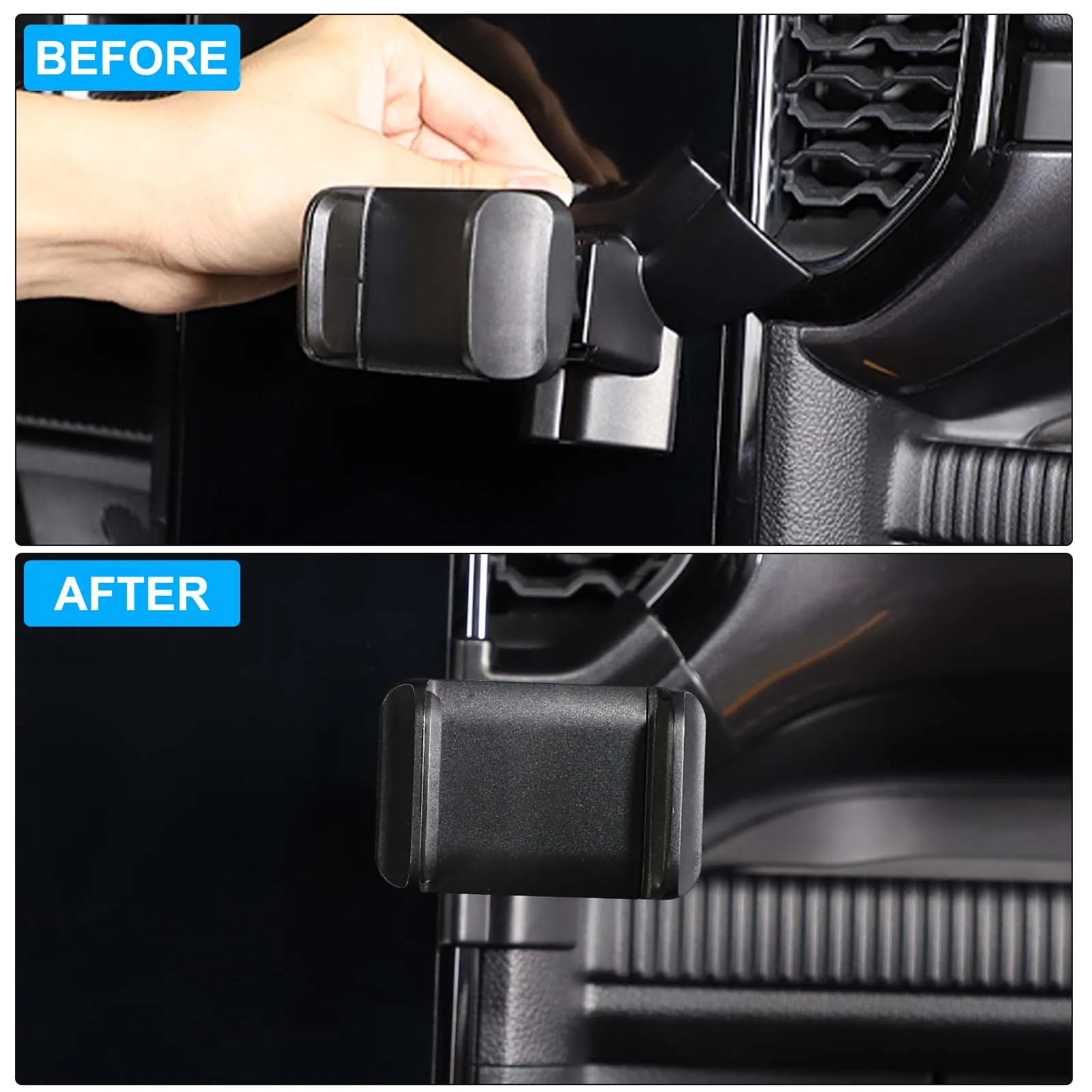 For Ford Ranger T9 2023+ Car Accessories Car Cup Holder Mobile Phone Holder Multi Functional GPS Navigation Holder