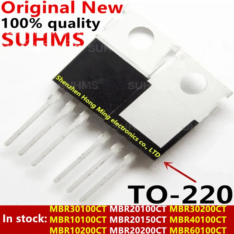 (10piece)100% New MBR30100CT MBR10100CT MBR10200CT MBR20100CT MBR20150CT MBR20200CT MBR30200CT MBR40100CT MBR60100CT TO-220