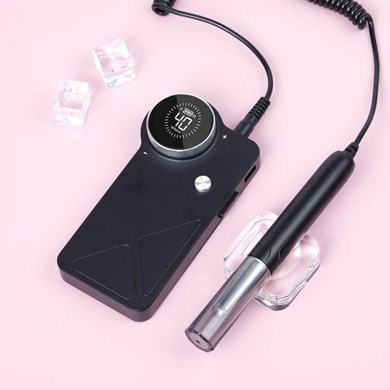 

Высококачественная электрическая машинка для маникюра, бесщеточная, для снятия гель-лака, полировщик, 40000 об/мин, портативная.