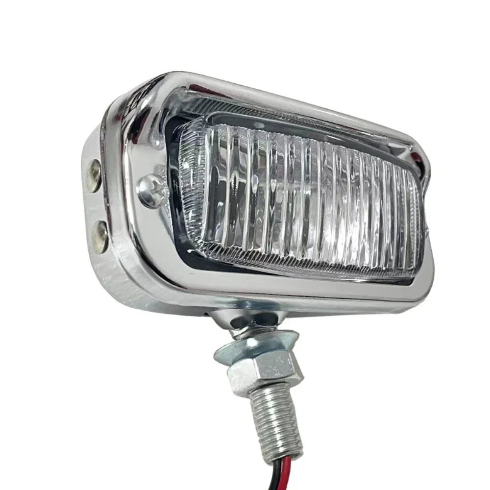 Retro Headlight Rectangular Lamp For Honda Harley Chopper Cafe Racer Dyna Sportster Suzuki Motorcycle Square Headlight Classic