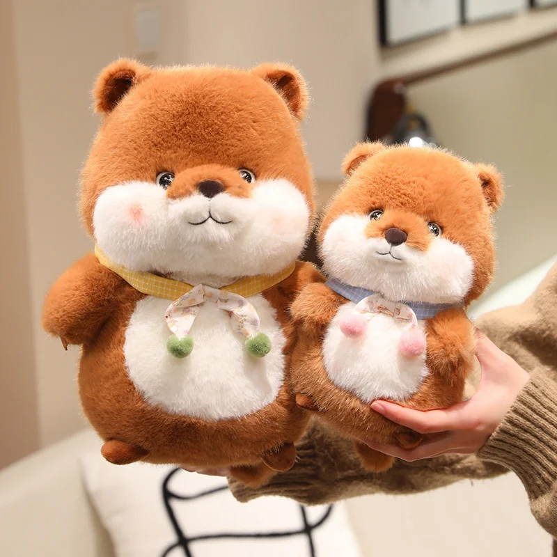 22/35/45 سنتيمتر لطيف الضغط السنجاب دمية أفخم دمية الأطفال وسادة نوم شفاء سلسلة مرافقة دمية الأطفال #6