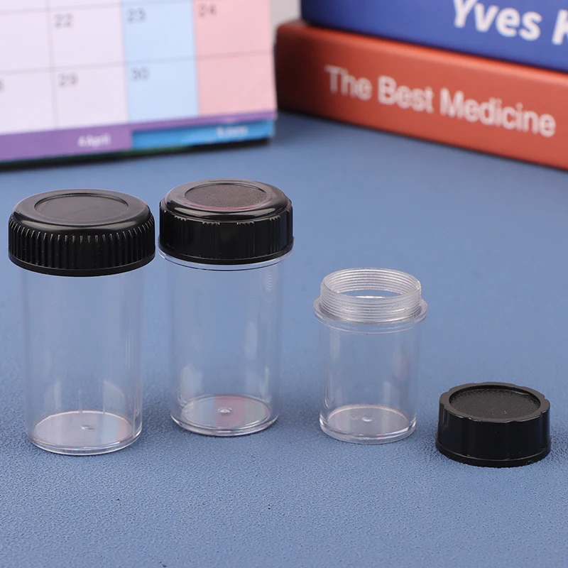 1PC Biological Microscope Objective Lens Storage Plastic Box Bottle Case Anti-Dust Case Dust Cover