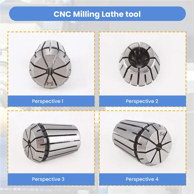 

ABMR-9Pcs Er25 Spring Collets+1Pcs Mt3 M12 Er25 Collet Chuck Morse Taper Holder For Cnc Milling Lathe Tool