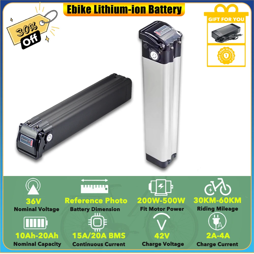 Ersatz-Sitzrohr-Akku 36V 10.4Ah 13Ah 15Ah 18Ah 20Ah Lithium-Ionen-Akkupack für 250W Levit Chilo Faltbares Elektrofahrrad