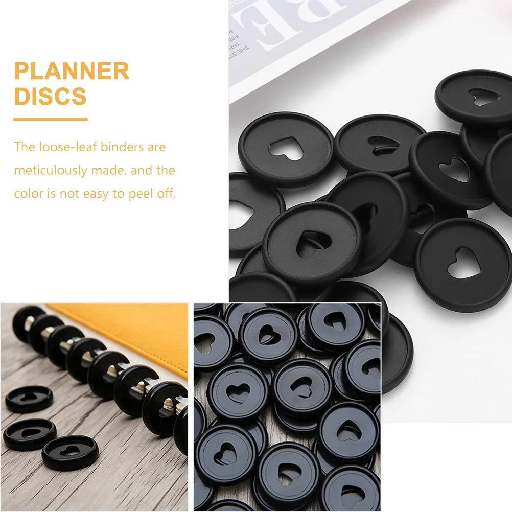 

20pcs Binder Discs Plastic Binding Discs For Notepad Book Binding Spiral Notebook Accessories Lightweight Home Office