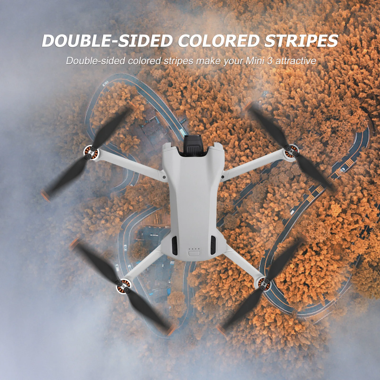 8 Buah Suku Cadang Baling-Baling Pengganti Aksesori Drone Cadangan dengan Aksesori Sekrup Ringan untuk DJI Mini 3