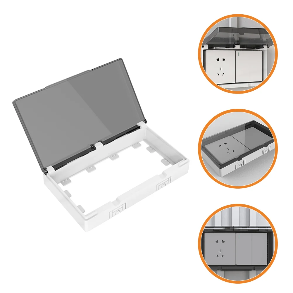 Socket Outlet Receptacle Protector Switch Waterproof Cover Sticky Weatherproof Wall Plate