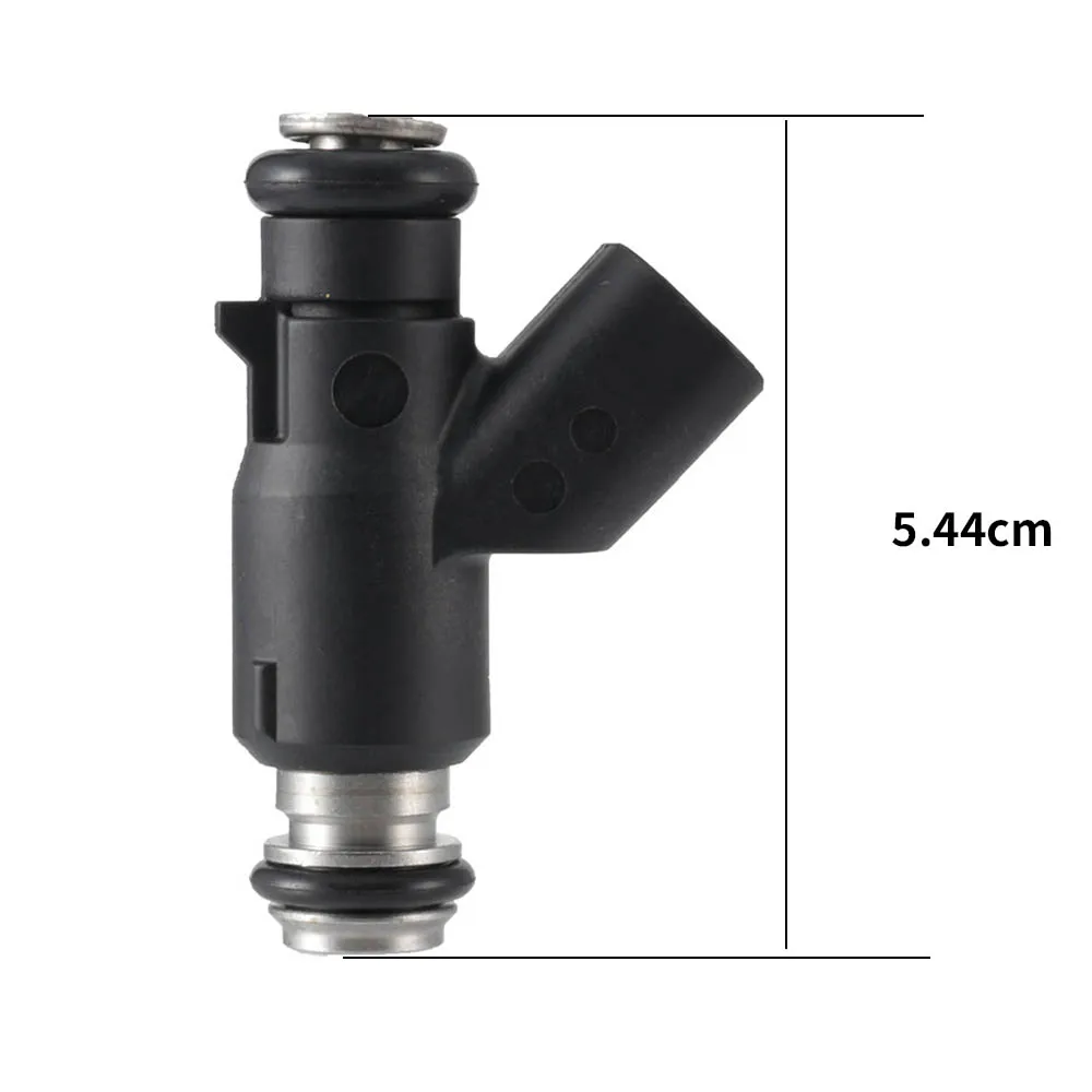 Motorcycle Fuel Injector Spray Nozzle Long Plug 2 Hole 125CC for Delphi Straddle Type Motorbike Replace Part Modified Accessory