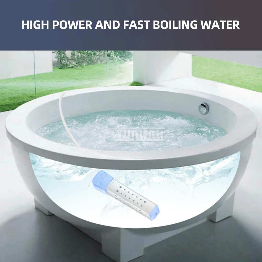 3500W แบบพกพาไฟฟ้าเครื่องทําความร้อน High Power Water เครื่องทําความร้อนสแตนเลส Immersion Heater