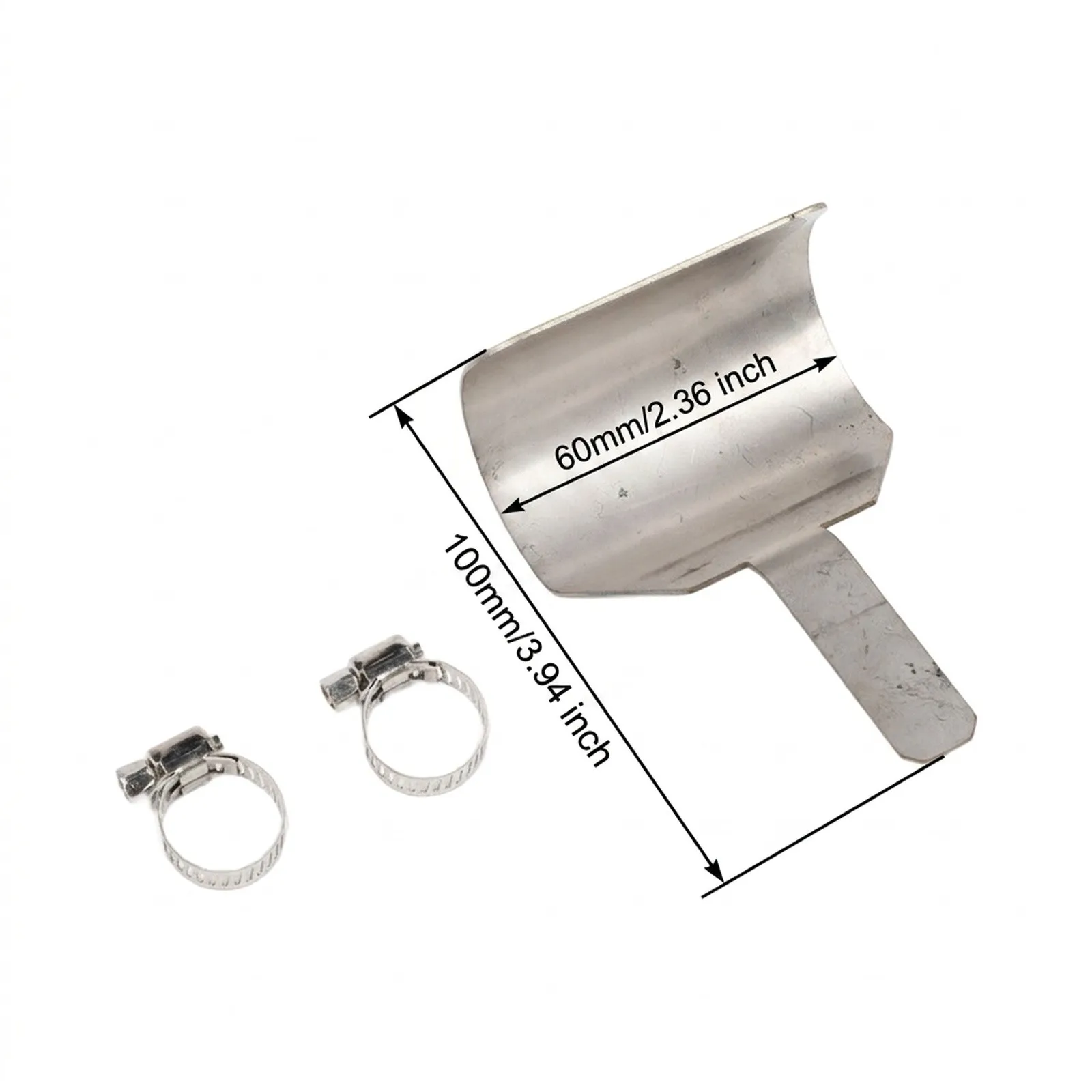 Silver 100mm Baffle High Temp Shield For Oxy Free Welding Flame Guide Copper Pipe Soldering AC Refrigerator Repair Tool