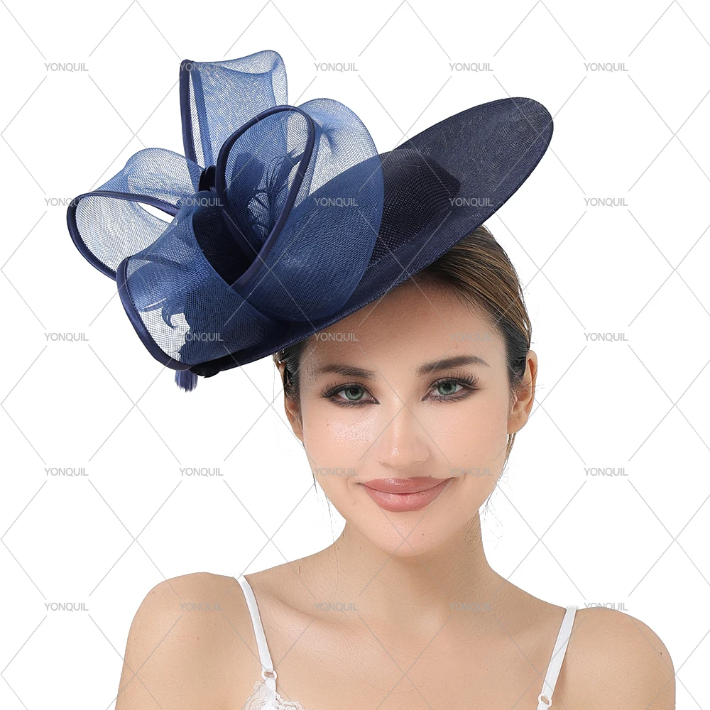 

Women's Big Flower Fascinator Church Kentucky Derby Hat Royal Ascot Race Accessories Headbands Fascinator Bridal Tea Party