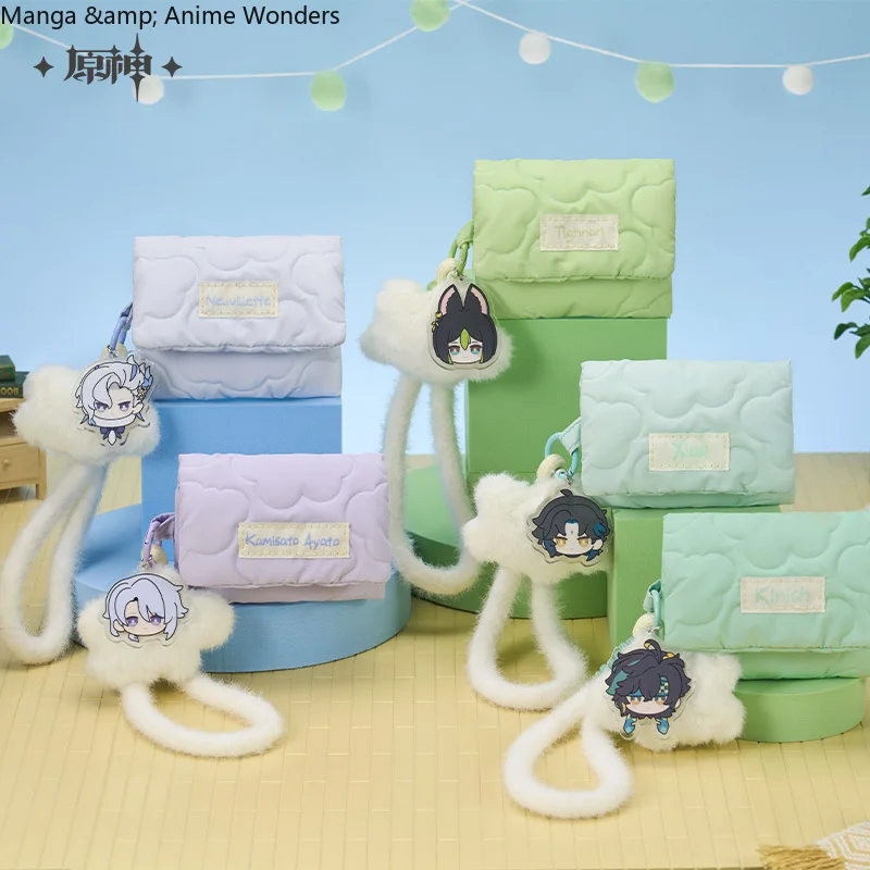 

Предпродажа Sunsyea Genshin Impact Официальный товар MiHoYo Original Xiao Kamisato Ayato Аутентичная сумка для хранения косплея с подвеской в подарок