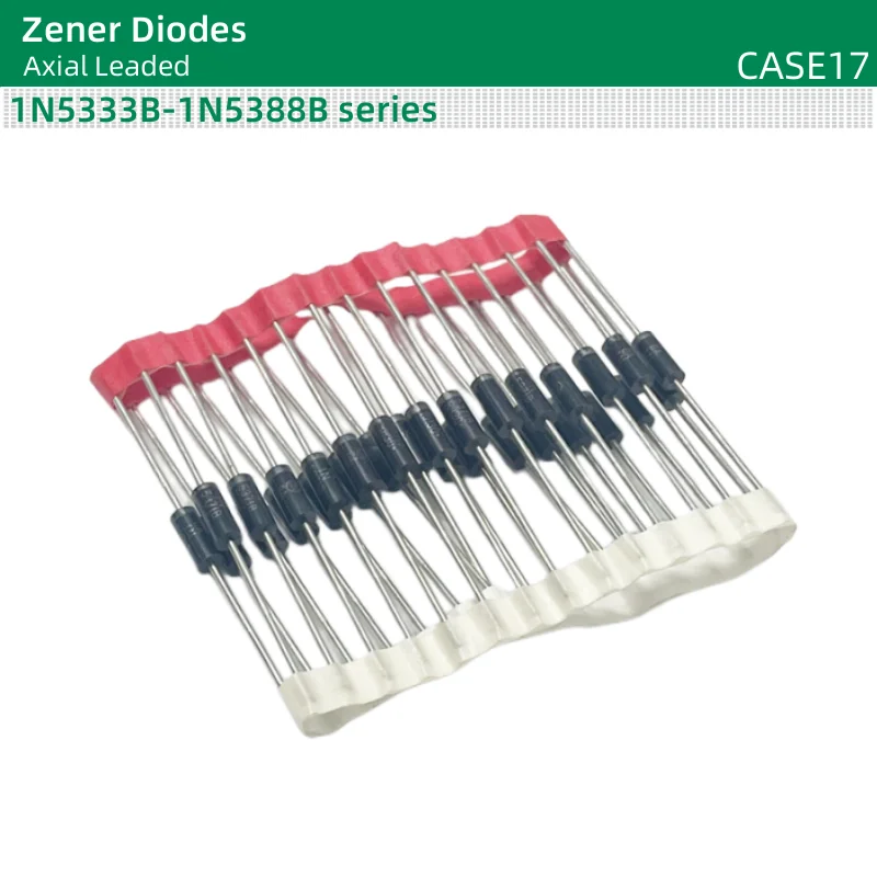 20pcs/lot 5W Zener Diodes CASE17 3.3V 3.6V 3.9V 4.3V 4.7V 5.1V 5.6V 6V 6.2V 6.8V 7.5V 8.2V 8.7V 9.1V 10V 11V 12V 1N5333B~1N5349B