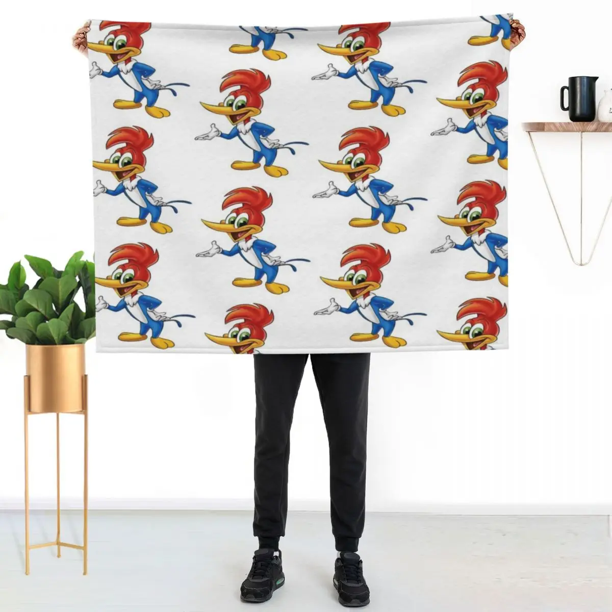 

Woody Woodpecker Throw Blanket Lightweight Warm Blanket for Travel Camping