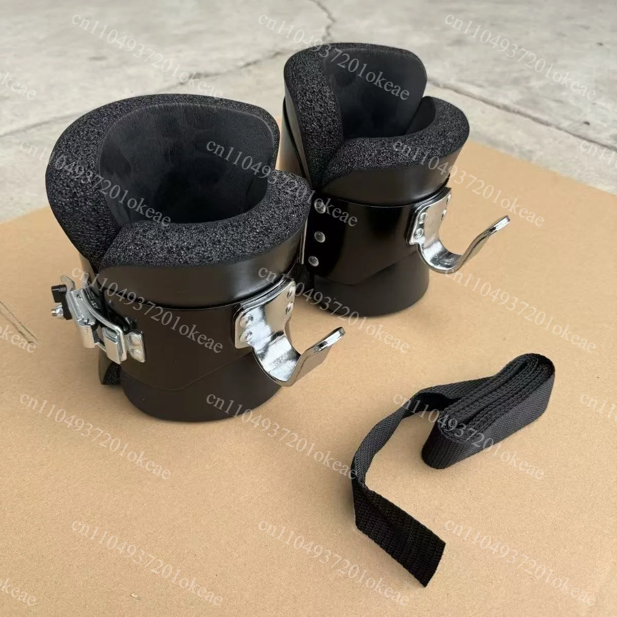 Inversion Boots, Anti Gravity Hanging Foot Cuffs With Hooks for Body Stretching Fitness Training