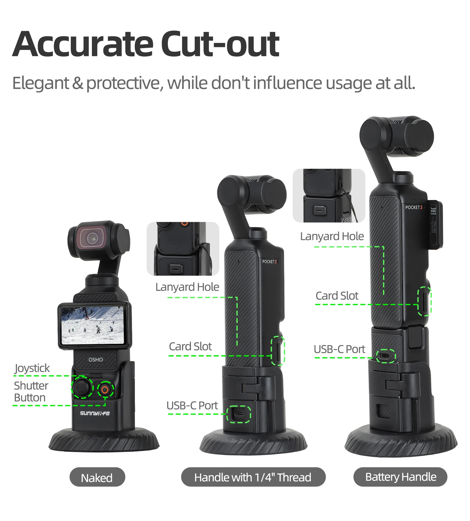 Magnetischer Desktop-Halter für DJI OSMO Pocket 3, magnetischer Ständer, Erweiterungsadapter, Rahmen, Pocket3-Halterung, Ständer, Zubehör
