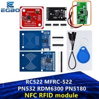 NFC RFID module RC522 MFRC-522 PN532 RDM6300 PN5180  Kits S50 13.56 Mhz 125Khz 6cm With Tags SPI Write & Read for arduino