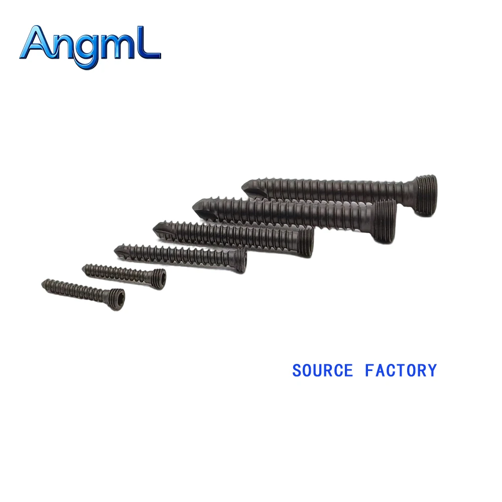 10pcs Titanium Alloy Locking Screw for Veterinary, Pet Implant, Orthopedic Surgical Consumables, Pet Supplies